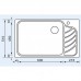 Νεροχύτης SANITEC INOX EUREKA 11753